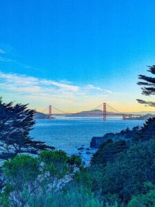 Golden Gate Bridge Land's End Morning Sunrise San Francisco Avia Cosmica