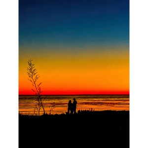 Santa Barbara Sunset Lost In Love Silhouette California Avia Cosmica