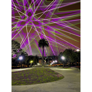 Dolores Park San Francisco California Palm Tree Psychedelic Sacred Geometry Avia Cosmica This Must Be A Dream