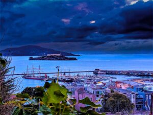 Alcatraz Island The Rock Pirates San Francisco California Psychedelic Avia Cosmica